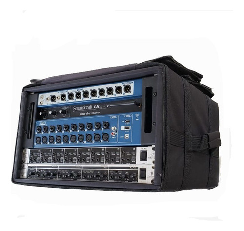 Rack 6u Com Case Solid Sound Compressor Crossover Potencia