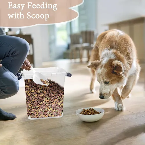 Recipiente De Almacenamiento De Comida Para Perros De 8-1...