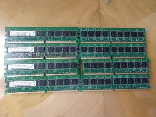 Kit 2 Memoria Servidor Workstation Hynix 1gb Ddr2-667 Ecc (Usado)
