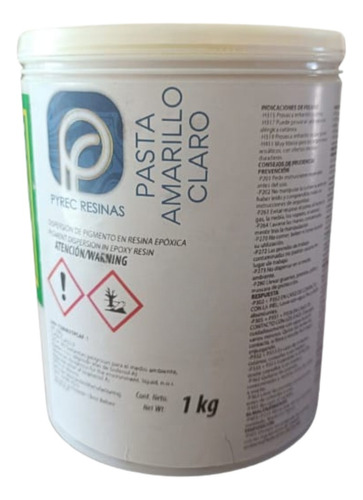Pigmentos Para Resina Epoxica (en Pasta) Pyrec 1kg