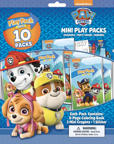 Bendon Paw Patrol 10 Minipaquetes De Juego