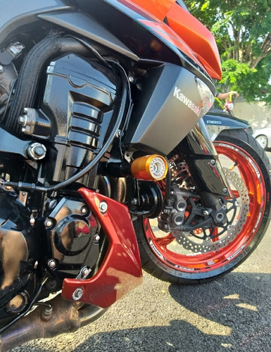 Imagem 9 de 15 de Kawasaki Z1000 2012 / Laranja