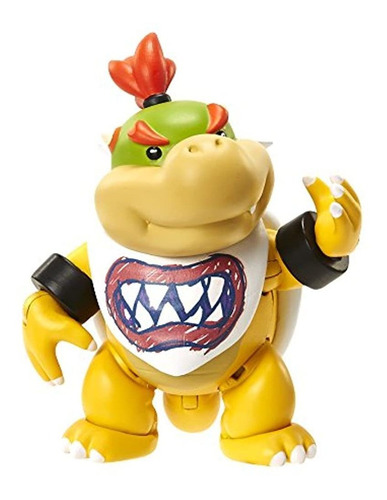 Nintendo World Of 4 Bowser Jr Con Figura De Accion Del Babe