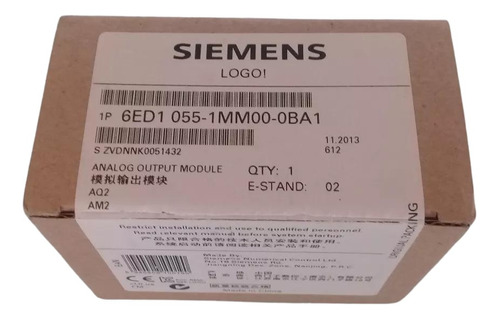 Modulo Analógico 6ed1 055-1mm00-0ba1 Para Plc Logo Siemens.