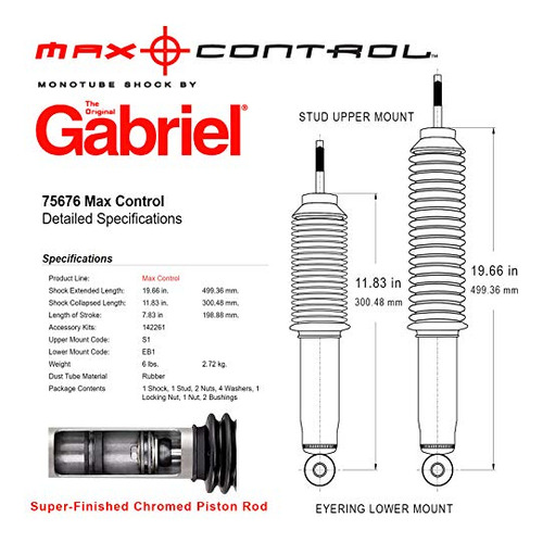 Amortiguador Gabriel 75676 Max Control