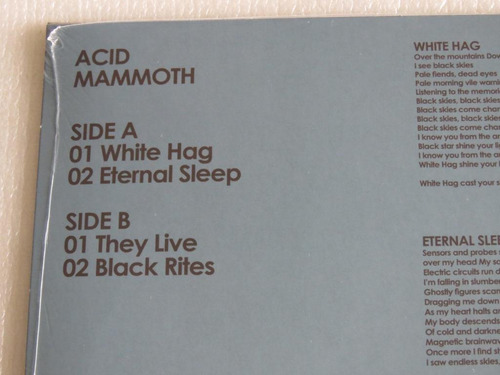 Imagem 3 de 3 de Acid Mammoth S/t Lp Vinil Under Nebula High Reeper Dozer