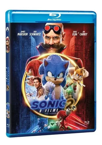 Blu-ray Sonic O Filme-Original-Dublado-Lacrado