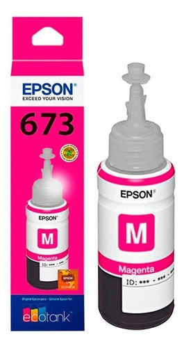 Tinta Para Impresora Epson T673320 Color Magenta