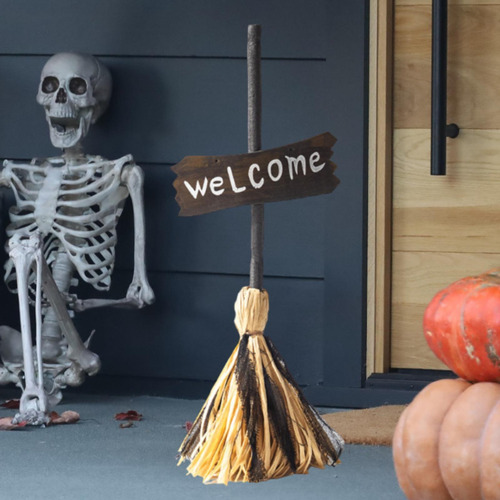 Escoba De De Halloween, Suministros De Halloween, Fiesta,
