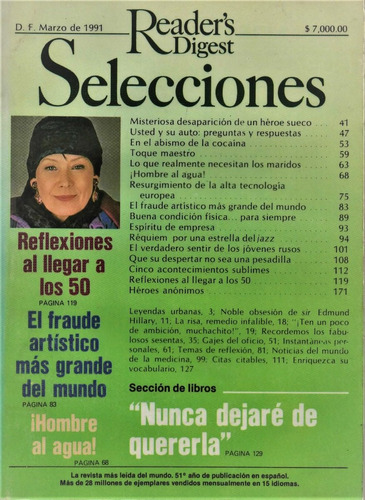 Selecciones Marzo 1991 - Llegar A Los 50 - Fraude Artístico