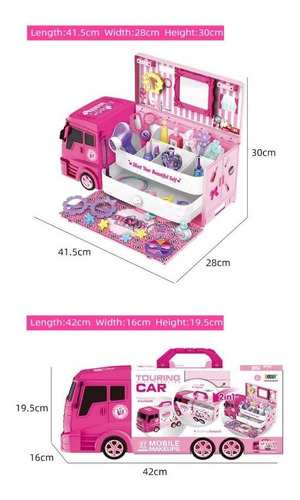 Juguete 2 En 1 (carro Maquillaje De Simulación + Carro)