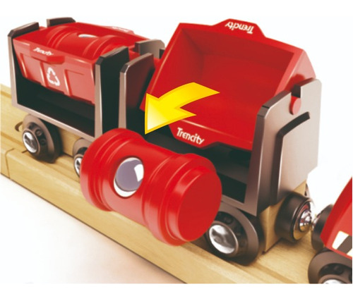 Trencity Vagón Bombero Colección Bomberos- Juguete Madera