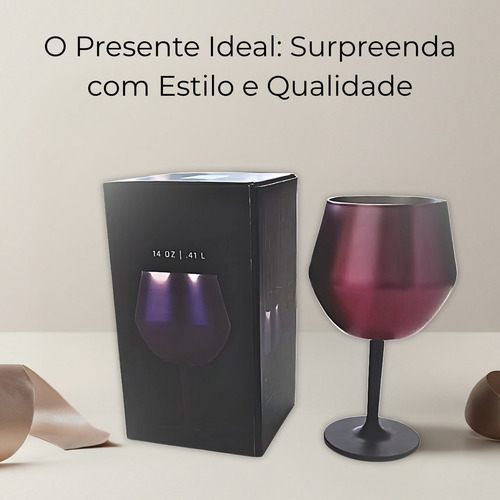 Taça Térmica Copo Prismática Cabo Removível Quente E Frio Cor Prateado