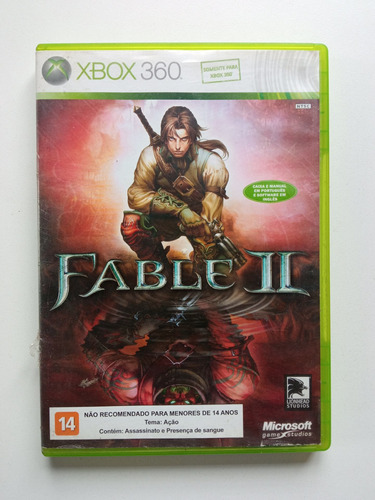 Jogo Fable Ii Xbox 360 Original Mídia Física Seminovo 