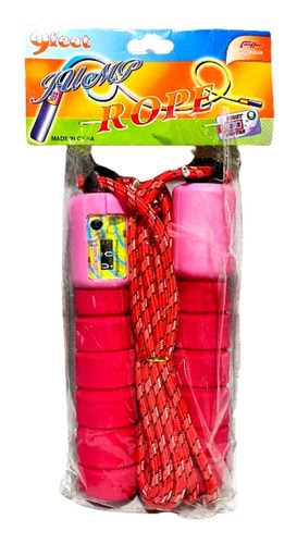 Cuerda Para Saltos Con Contador Color Rosa