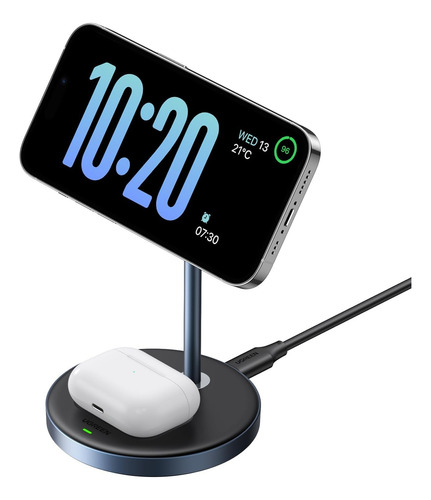 Ugreen Soporte Cargador 2 En 1 Wireless Para iPhone Y Airpod