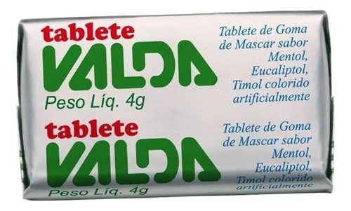 Kit C/ 2 Goma De Mascar Tablete Chiclete Pct 6unid Valda