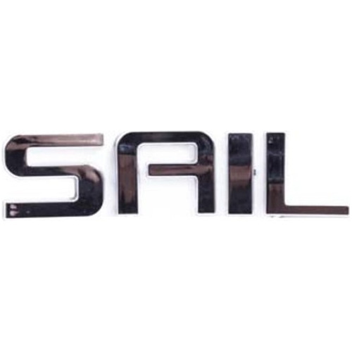 Letras Insignia Tapa Maleta Sail 1.4cc 2011-2017 Cromadas