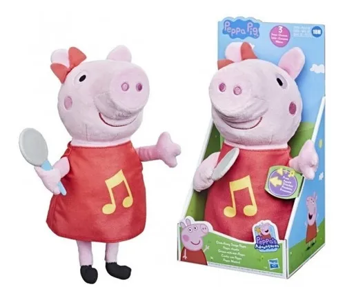 Peluche Musical Canta Con Peppa - Aventuras De Peppa