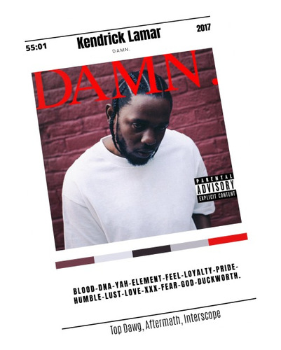 Posters  Kendrick Lamar X4- 48x33 Cms