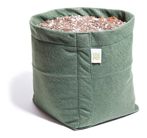 Vaso De Feltro 4 Litros Imediato Ph Neutro Cor Verde