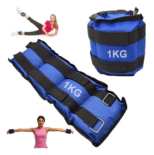 Pesas De Tobillo Ajustables Para Fitness, 2 Pack Totalmente