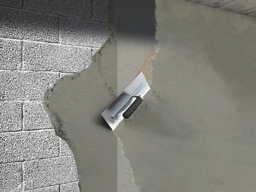 Revoque exterior proyectable 3 en 1 con Hidrófugo Sika RPH fibrado