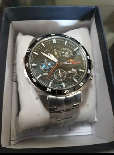 Relógio Casio Edifice Red Bull Efr-556tr Toro Rosso 50mm
