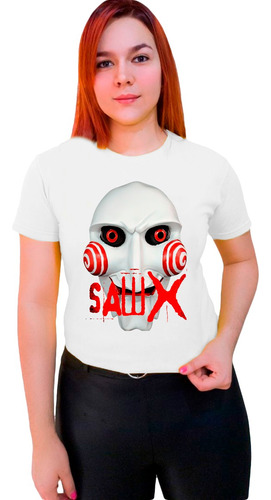 Polera Saw X Juego Pelicula 10 Mascara Oficial Todas Tallas