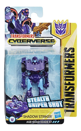 Transformers Cyberverse Shadow Strike Stealth Sniper E1883