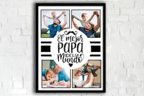 Comprar Cuadro Personalizado Día Del Papi Padre - Regalo Papá! 20x30