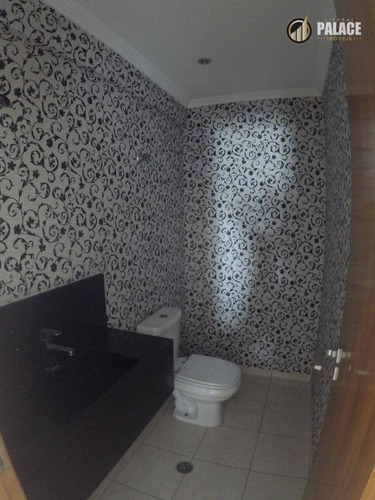 Apartamento Com 3 Dormitórios À Venda, 161 M² Por R$ 695.000,00 - Tupi - Praia Grande/sp - Ap1159