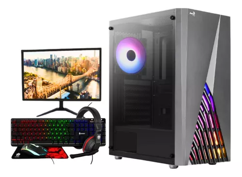 PC Gamer Completo Intel Core i5 Memoria Ram 16GB SSD 240GB Monitor