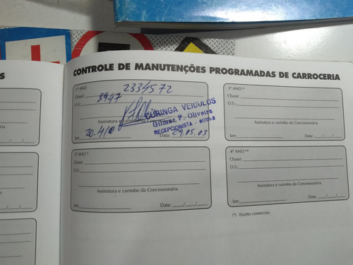 Manual Do Proprietário Palio Young 1.0 2002 Bz (Usado)