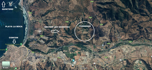 Imperdible!!! 2 Terrenos De 1,000m2 C/u, Cercanos A Concón