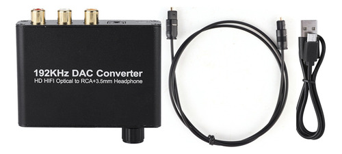 5.1 Hd Digital Optical Coaxial Toslink Convertidor Analógico