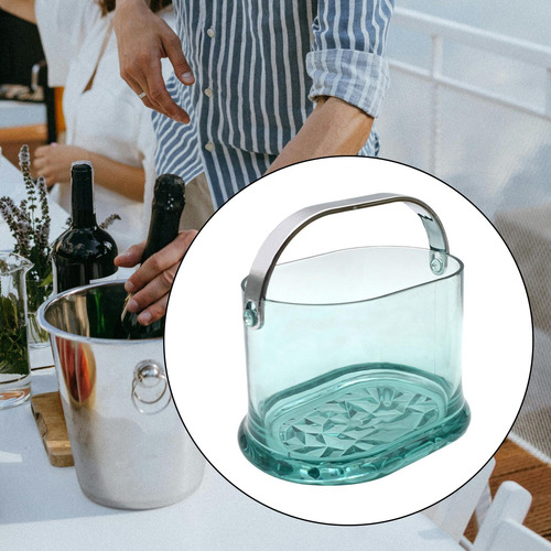 Cubo Contenedor De Cubitos De Hielo, Cubo De Vino De Verde