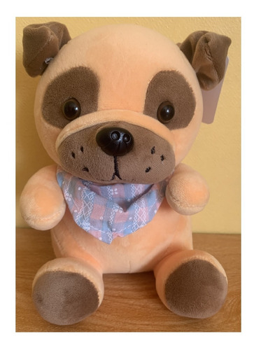 Peluche Perrito Con Pañuelo Kawaii De Felpa Suave 20cm