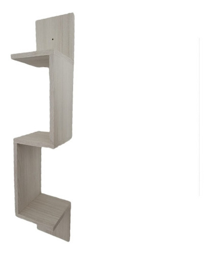 Imagen 4 de 9 de Repisa Esquinero Estante Flotante De Madera 3 Niveles 85x15 Color Teca Ártico