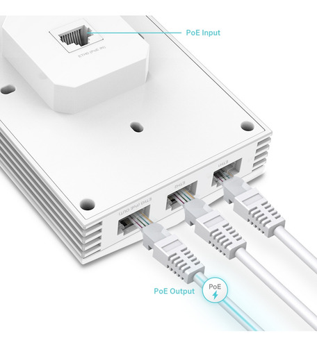Access Point Tp-link Eap655-wall Ax3000 Wifi 6 Omada