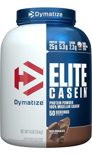 Dymatize Elite Casein Protein Powder, De Absorción Lenta Co