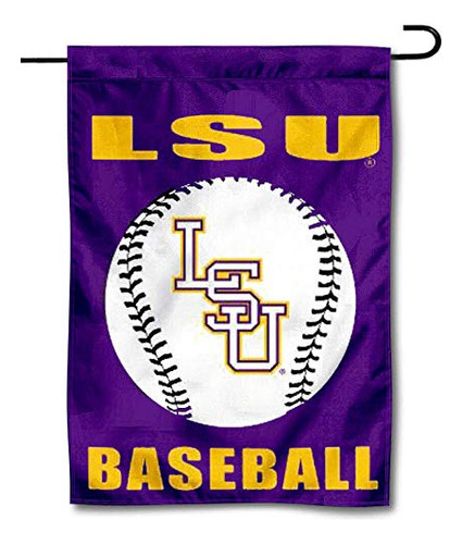 Bandera De Jardín De Béisbol Lsu Tigers Y Bandera De ...