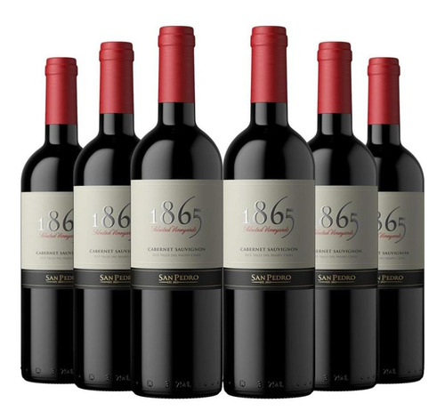 6 Vinos San Pedro 1865 Cabernet Sauvignon