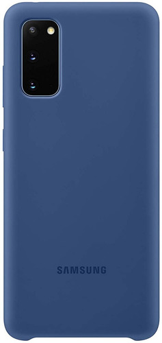 Samsung Silicone Cover  Para Galaxy S20 Plus Azul Case 