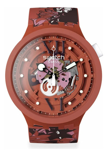 Reloj Swatch Big Bold Camoflower Cotton Sb05c100