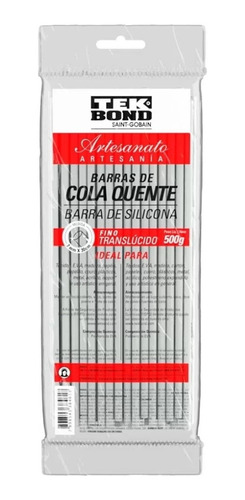 Cola Quente Bastao Fina Translucida 500g Tekbond