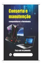 Comprar Banner Assistência Informática 70x100cm Arte Pronto