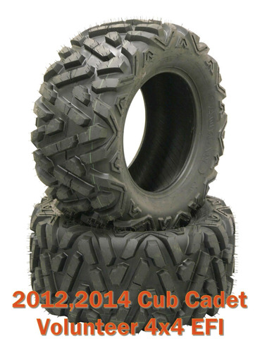 (2) 26x9r12 Radial Atv Front Tire Set For 12,14 Cub Cade Ugg