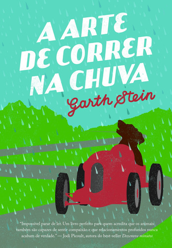 A arte de correr na chuva, de Stein, Garth. Editora Schwarcz SA, capa mole em português, 2016