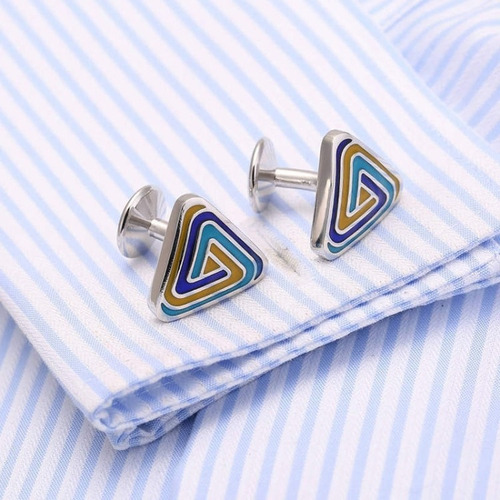 Imagen 4 de 4 de 2 Pares De Gemelos De Latón Para Camisa, Color: Dorado, Esta